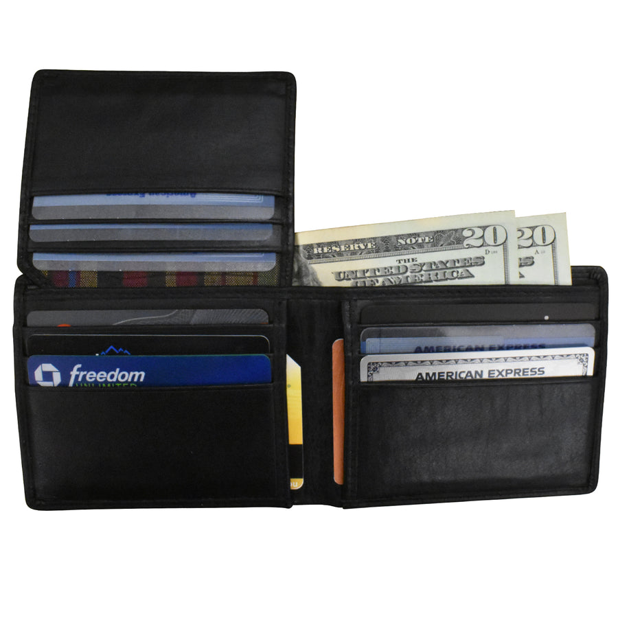 Men's Bifold Wallet with Left Flip 7751