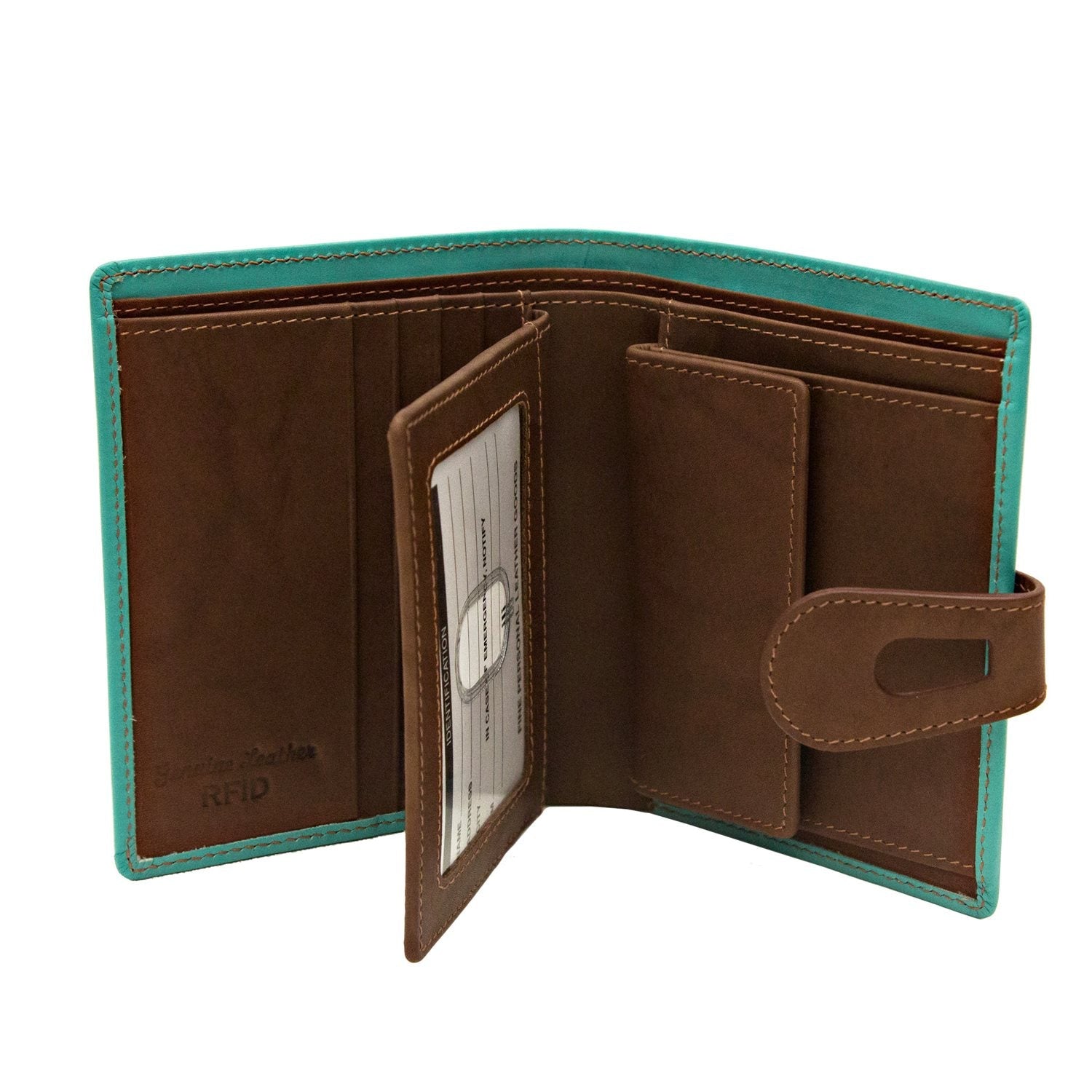 Small Wallet with Cut Out Tab 7812