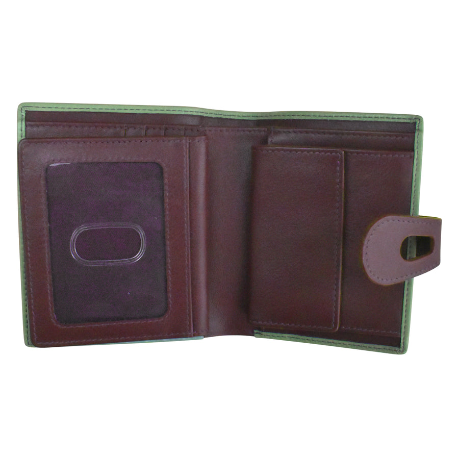 Small Wallet with Cut Out Tab