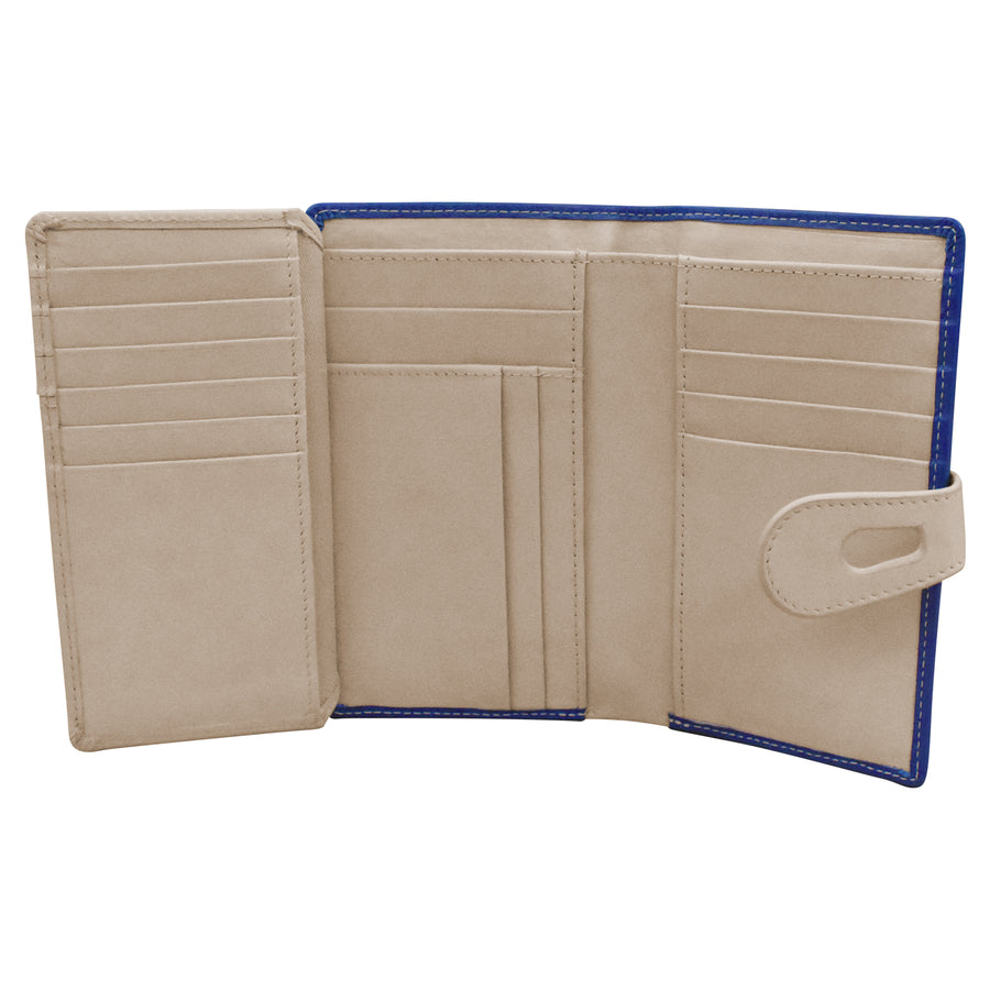 Midi Wallet with Cut Out Tab 7817