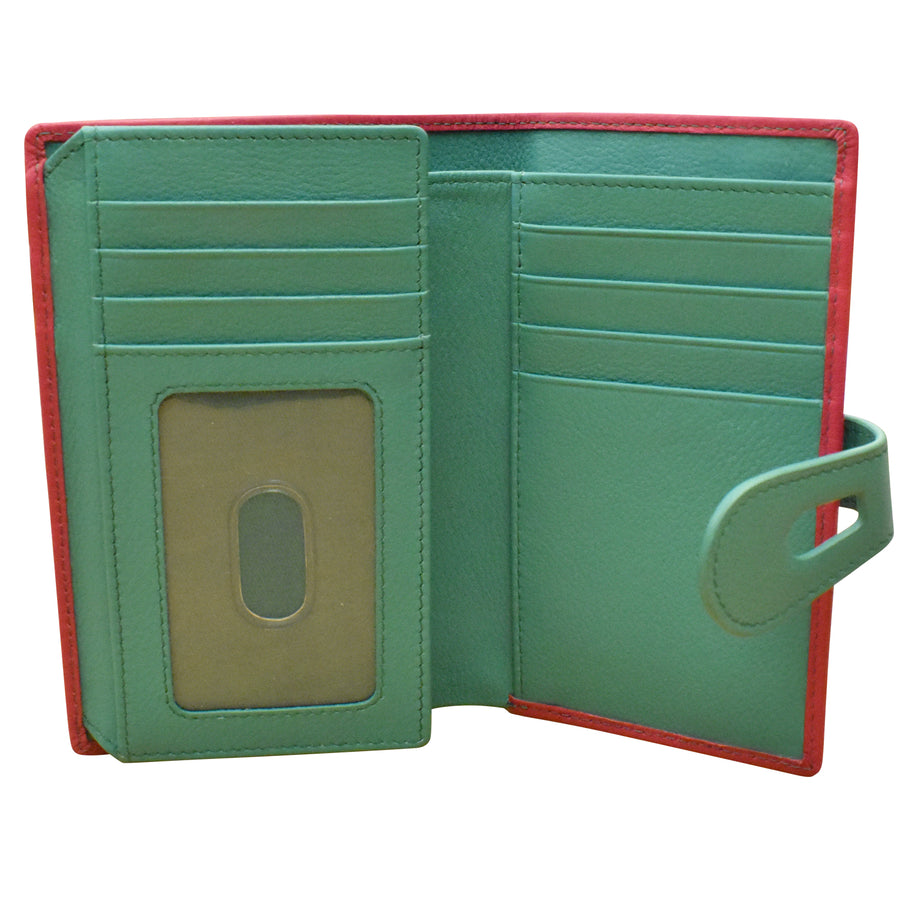 Midi Wallet with Cut Out Tab 7817