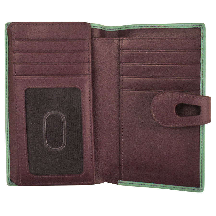 Midi Wallet with Cut Out Tab 7817