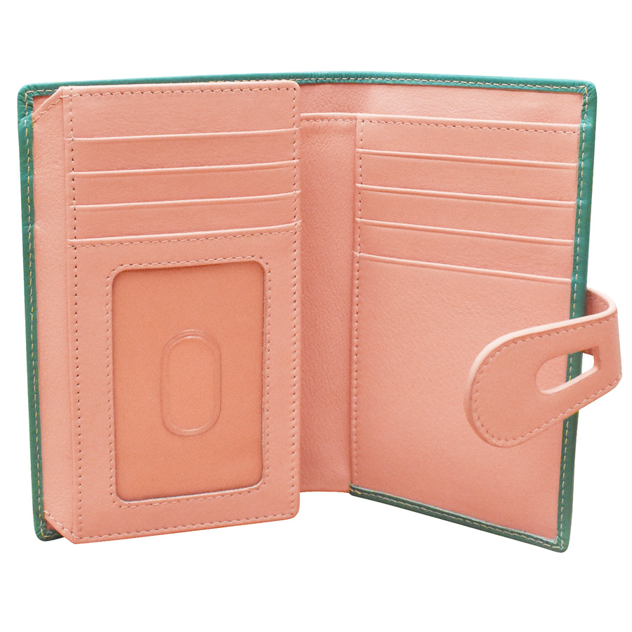 Midi Wallet with Cut Out Tab 7817