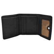 Color Block Tri-fold Mini Wallet 7824