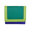 7824 SMALL MULTI COLOR TRIFOLD WALLET