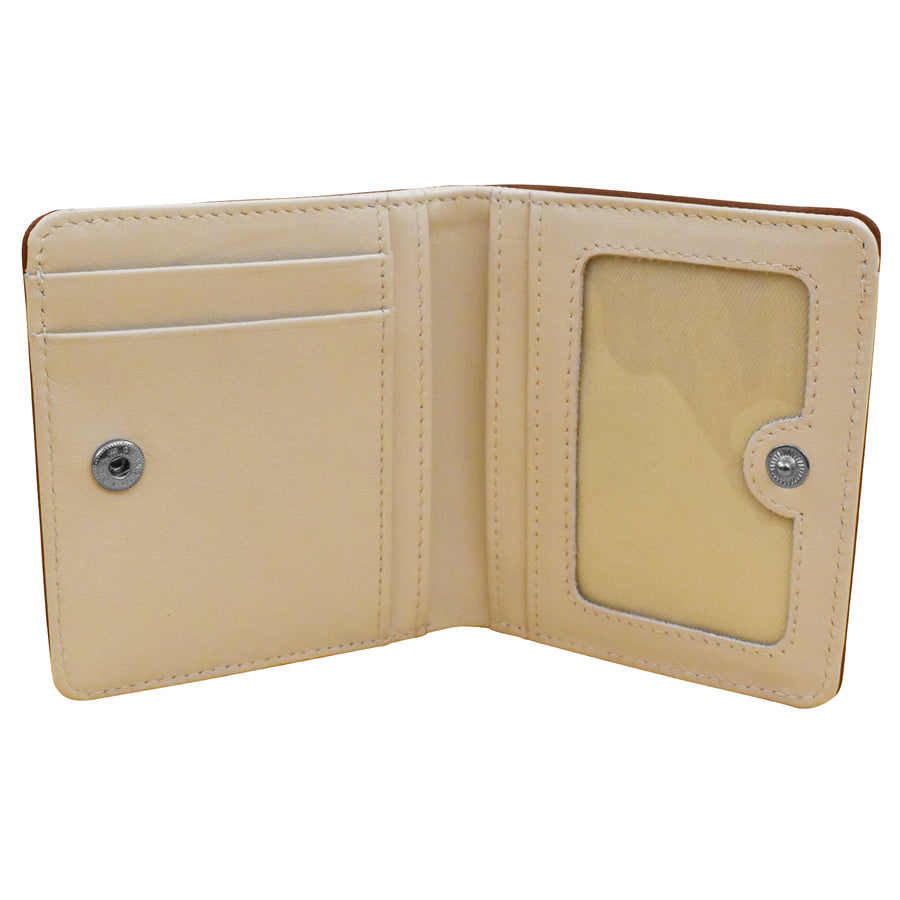 7831 TWO TONE MINI BIFOLD WALLET