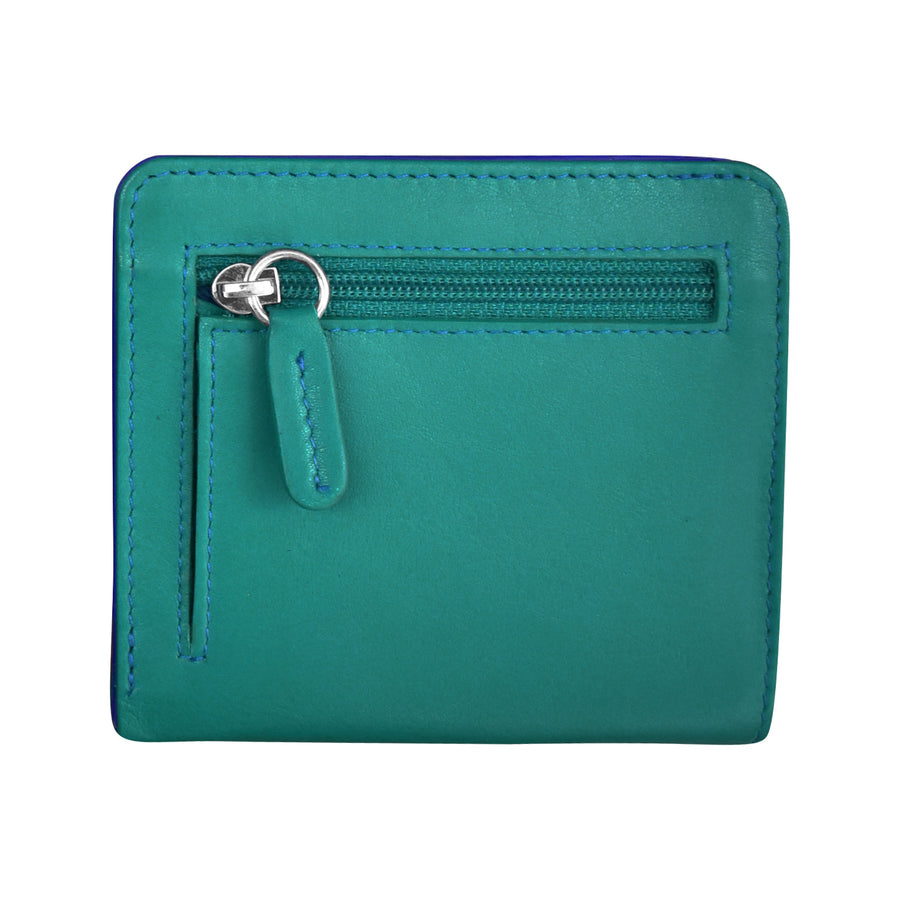 7831 TWO TONE MINI BIFOLD WALLET