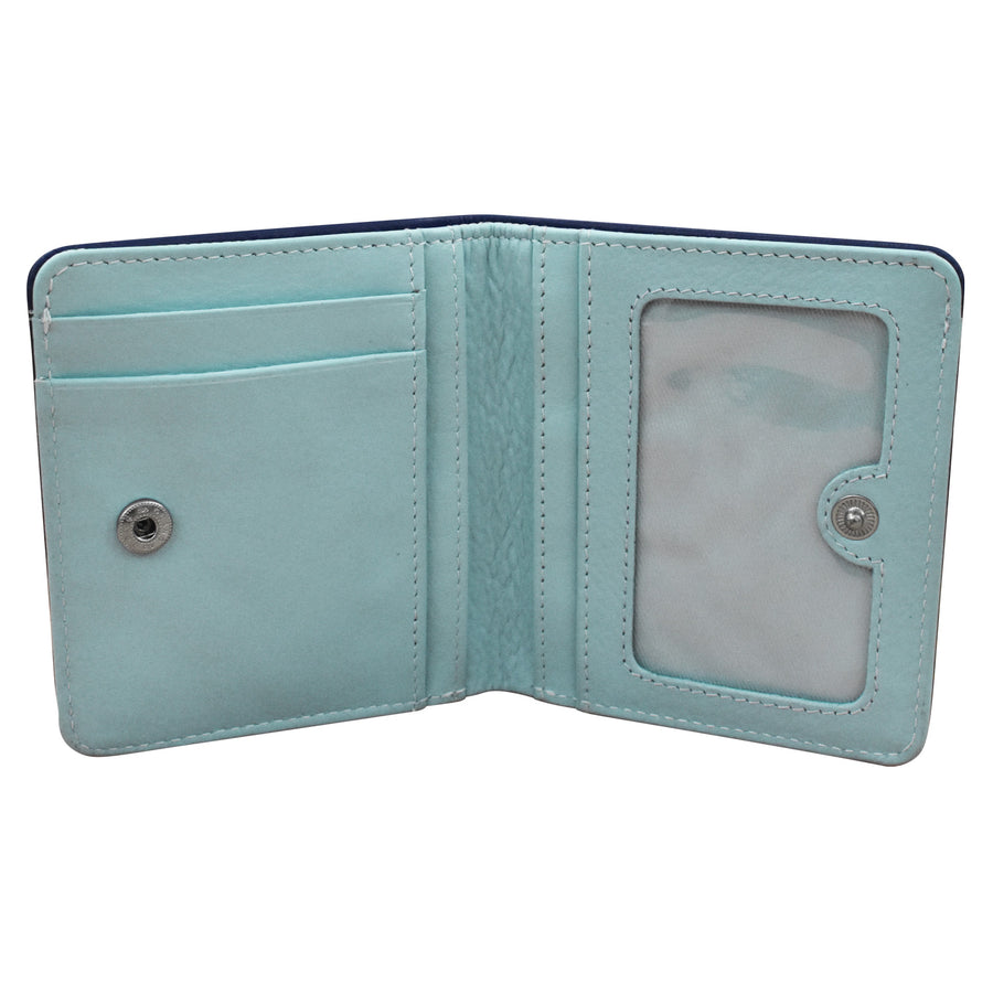 Bi-fold Mini Wallet Two Tone 7831