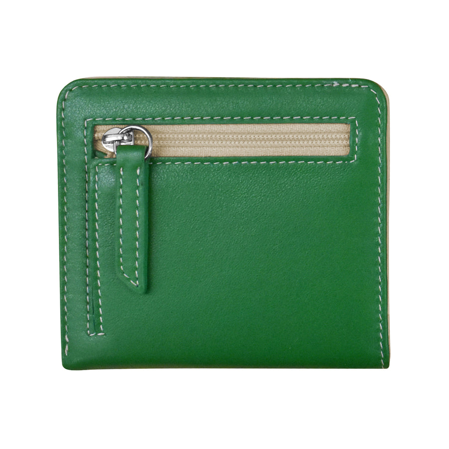 Bi-fold Mini Wallet Two Tone 7831