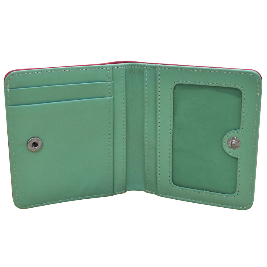 Bi-fold Mini Wallet Two Tone 7831