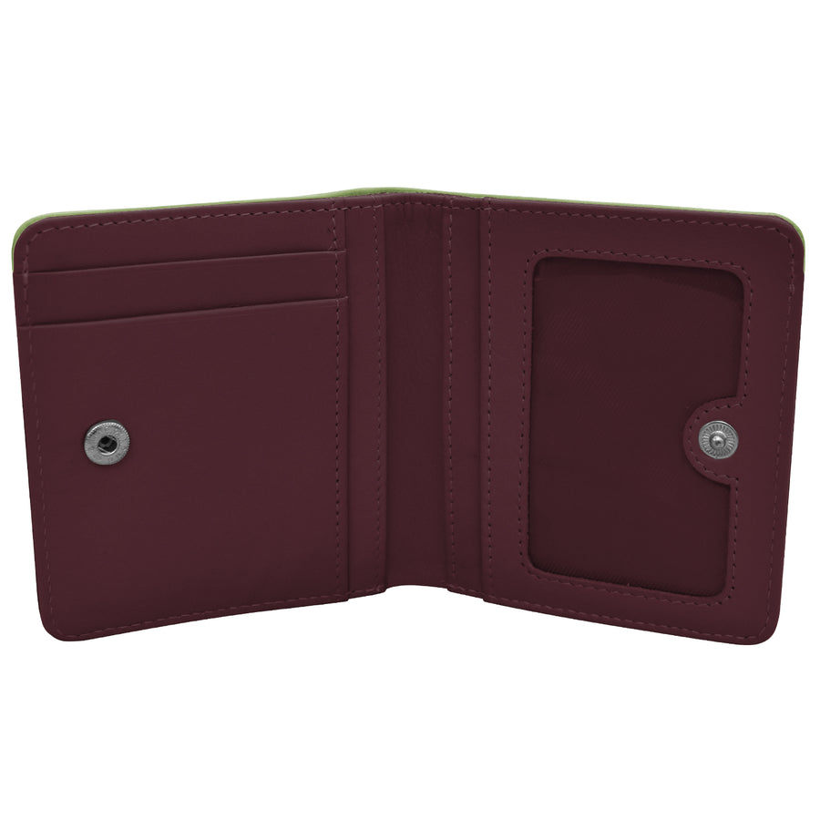 Bi-fold Mini Wallet Two Tone 7831