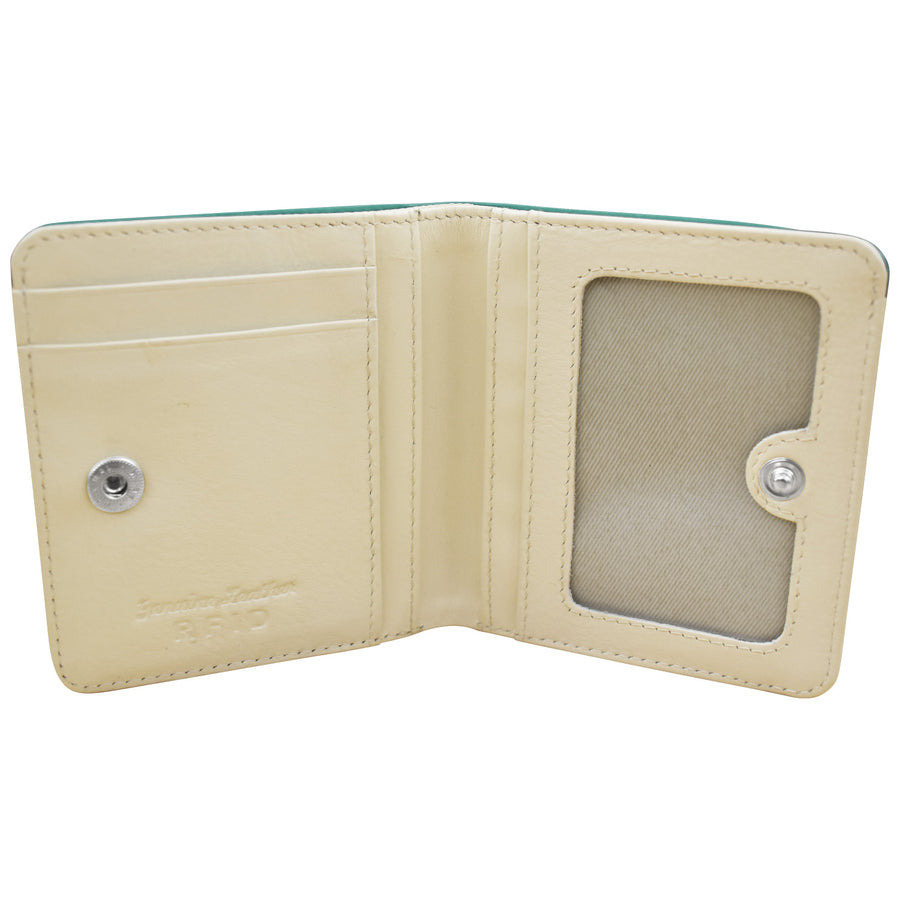 7831 TWO TONE MINI BIFOLD WALLET