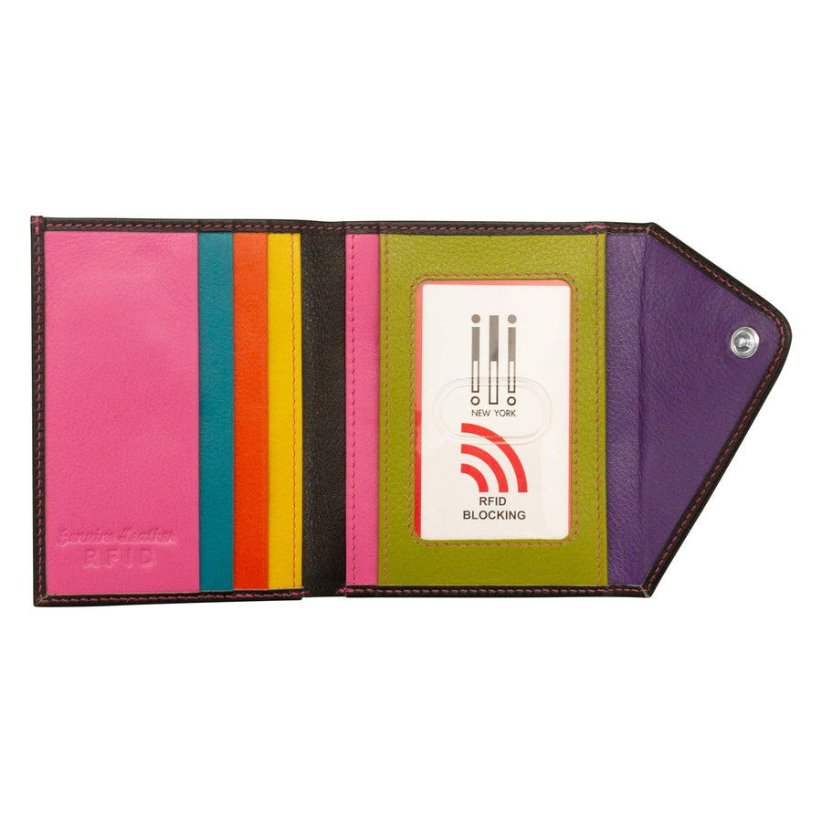 ili New York Mini Snap Tri-fold Wallet