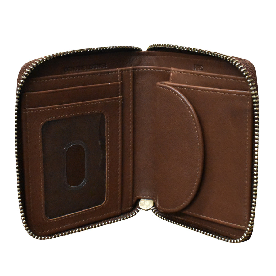 7841 CORNER DETAIL SMALL ZIP WALLET * NEW SS25