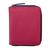 Small Multi Color Zip Wallet 7858