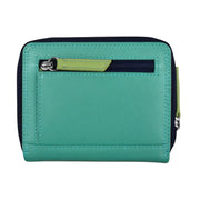 Small Multi Color Zip Wallet 7858