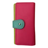 Multicolor Wallet with Tab Closure 7875