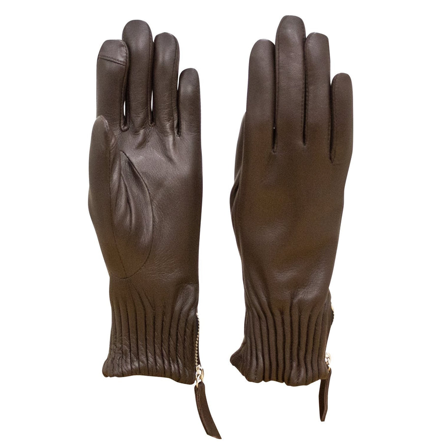 Ruched with Side Zip Tech Gloves 8008